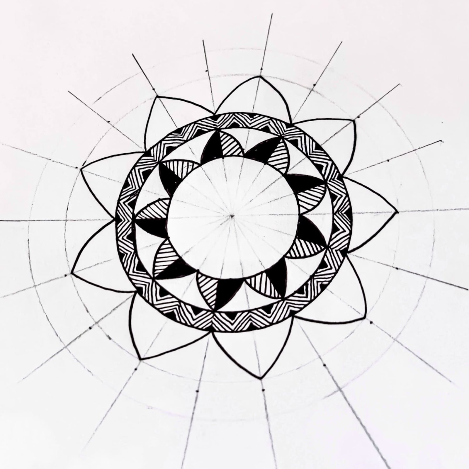 easy mandala art