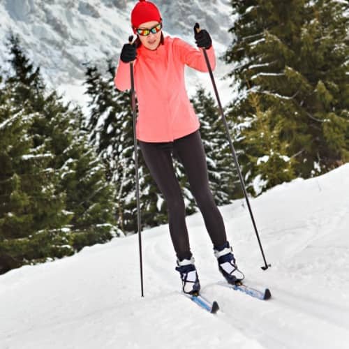 Cross Country Skiing and running