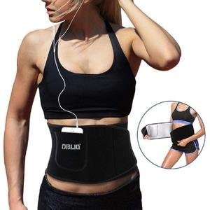 Obliq Black Waist Women Stomach Sweat Slim Belt for Weight Loss