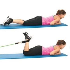 Prone Hamstring Curls at Home
