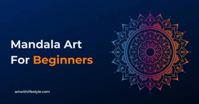 How to draw MANDALA ART for beginners