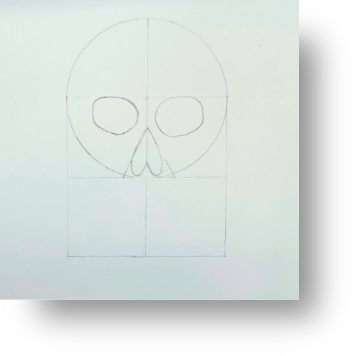 Easy Skull Drawing for Beginners