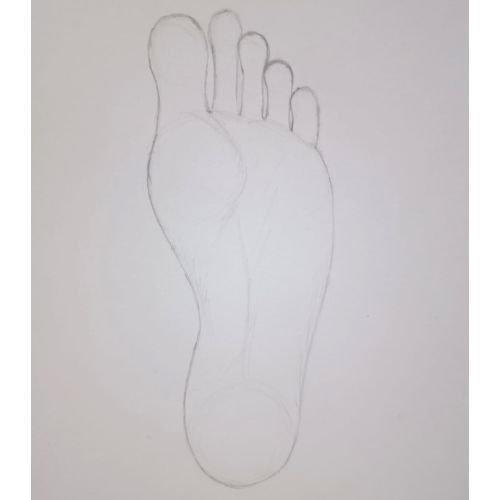 How to draw a feet