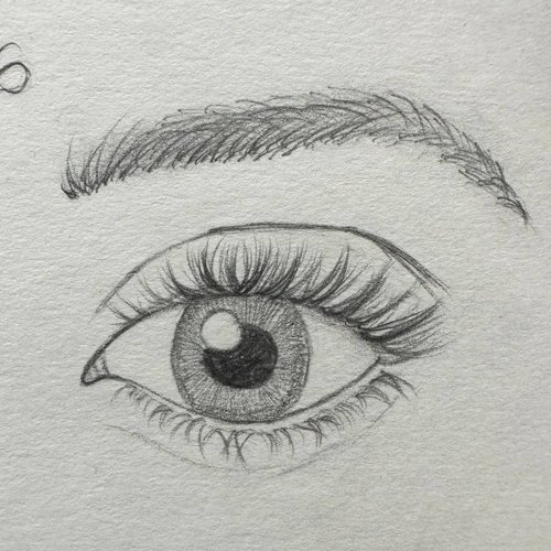 Learn drawing an eye