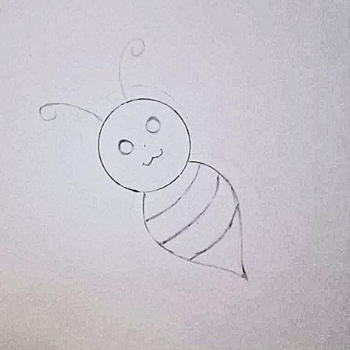 How to Draw a Honeybee