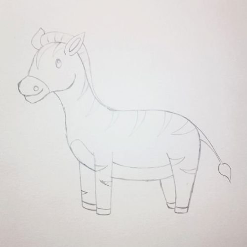 How to draw Zebra
