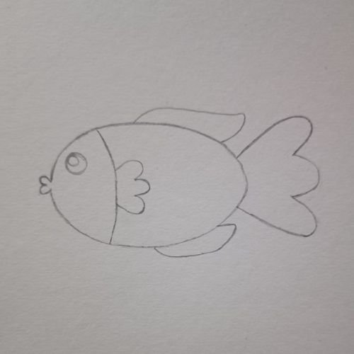 Fish Drawing Easy