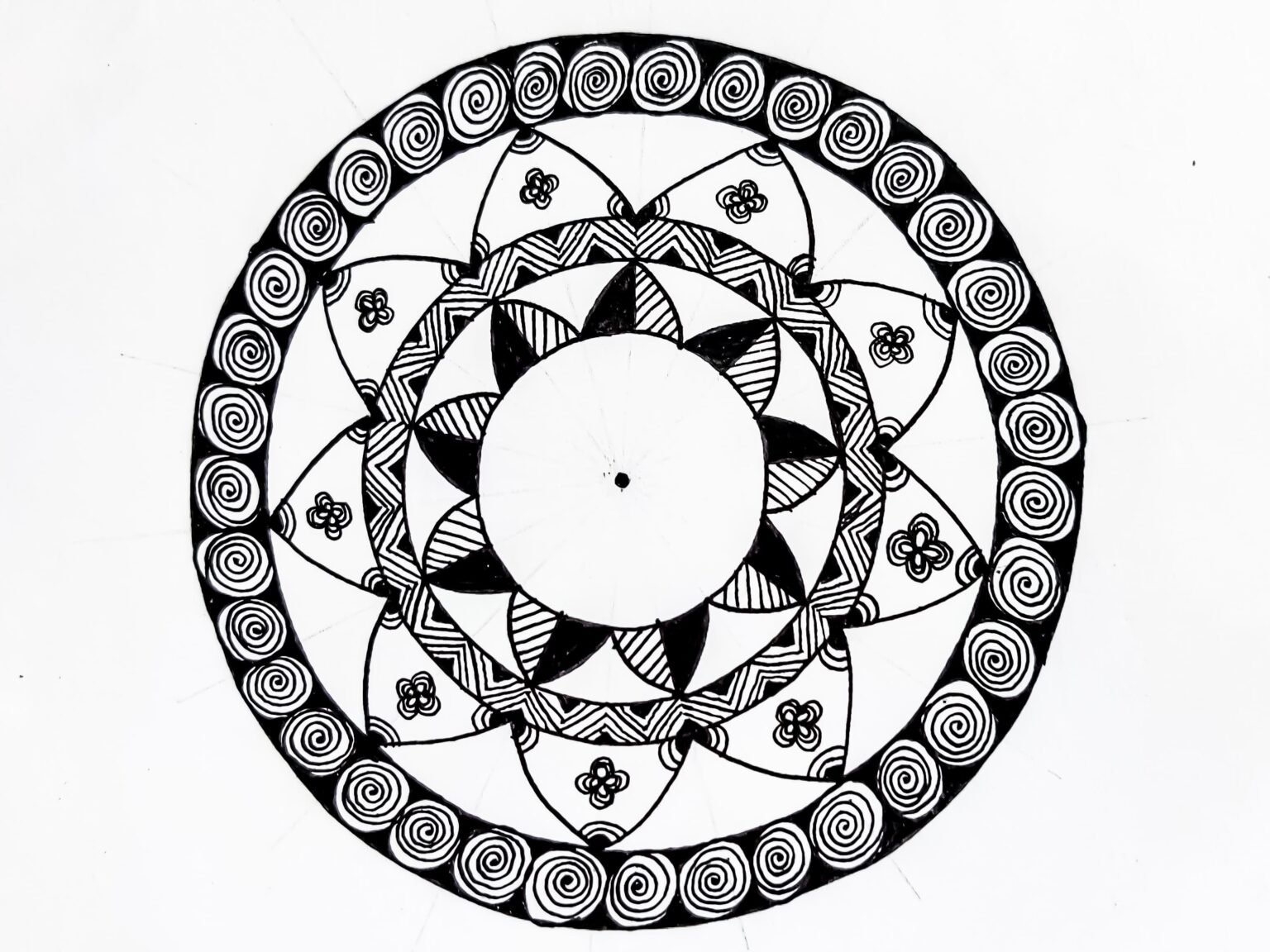 Mandala For Beginners How To Draw A Mandala Part Iii Mandala Book - Riset