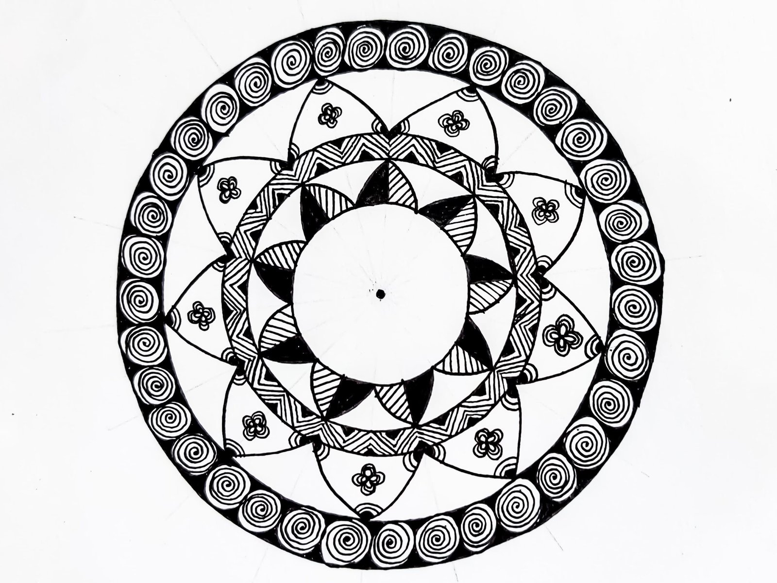 Simple Mandala Circle