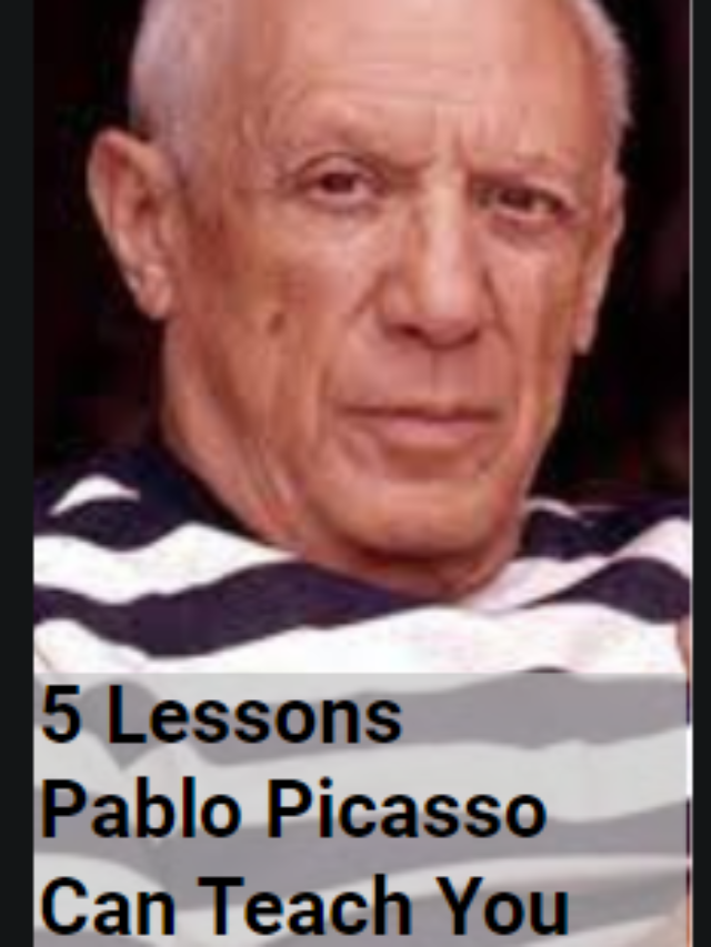 Best 5 Pablo Picasso Inspirational Thoughts WIth Painting