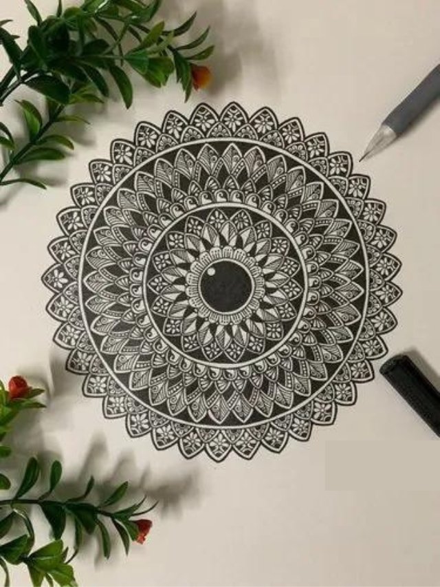 simple mandala art design
